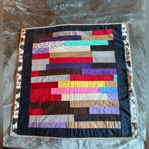Multicolor Handmade Lap Quilt